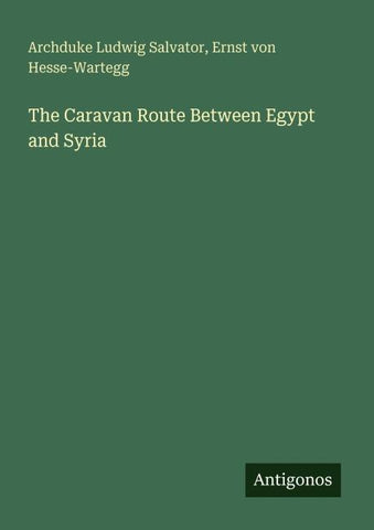 The Caravan Route Between Egypt and Syria