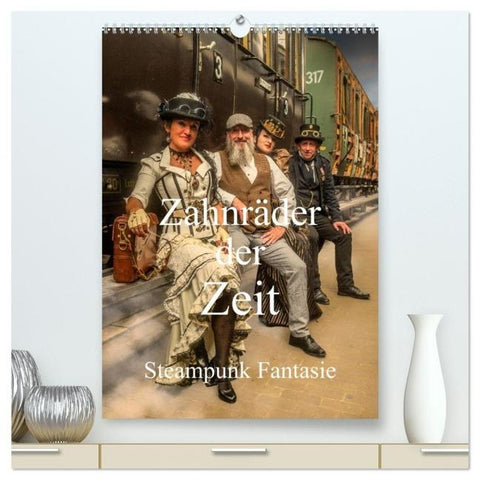 Zahnräder der Zeit (hochwertiger Premium Wandkalender 2026 DIN A2 hoch), Kunstdruck in Hochglanz