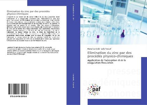 Elimination du zinc par des procédés physico-chimiques