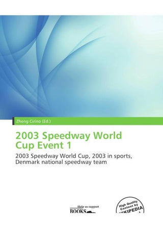 2003 Speedway World Cup Event 1