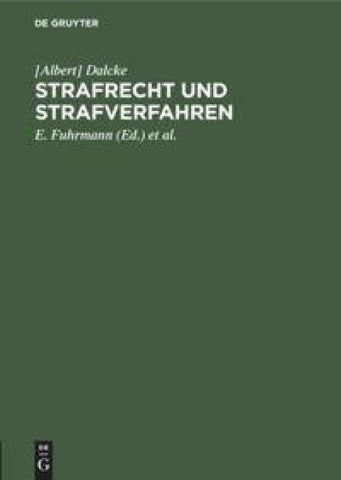 Strafrecht und Strafverfahren