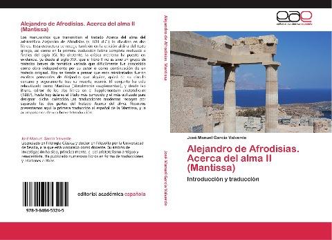 Alejandro de Afrodisias. Acerca del alma II (Mantissa)
