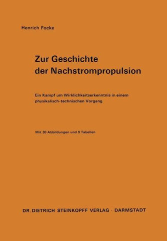 Zur Geschichte der Nachstrompropulsion