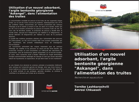 Utilisation d'un nouvel adsorbant, l'argile bentonite géorgienne "Askangel", dans l'alimentation des truites