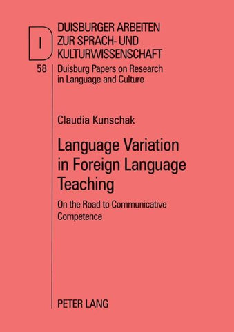 Language Variation in Foreign Language Teaching