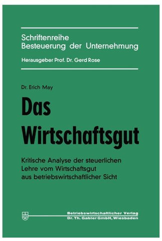 Das Wirtschaftsgut