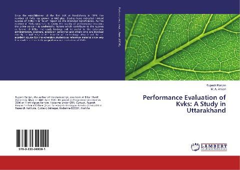 Performance Evaluation of Kvks: A Study in Uttarakhand