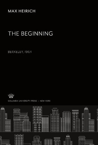 The Beginning. Berkeley, 1964