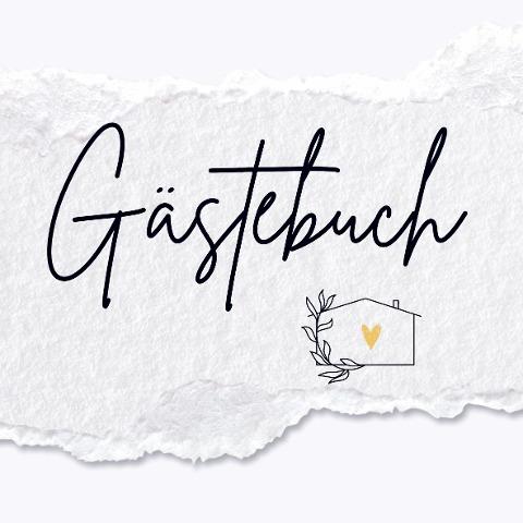 Gästebuch "Ferienwohnung"- Premium Gästebuch Blanko