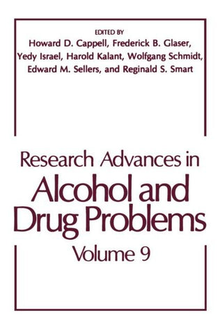 Research Advances in Alcohol and Drug Problems