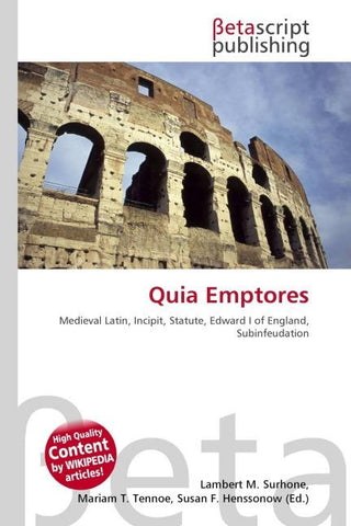 Quia Emptores