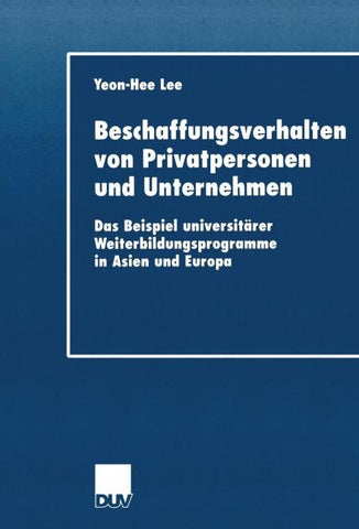 Beschaffungsverhalten von Privatpersonen und Unternehmen
