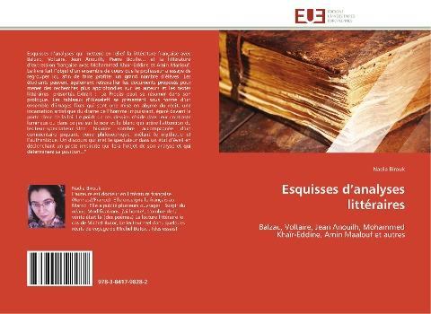 Esquisses d'analyses littéraires