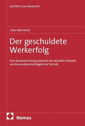 Der geschuldete Werkerfolg