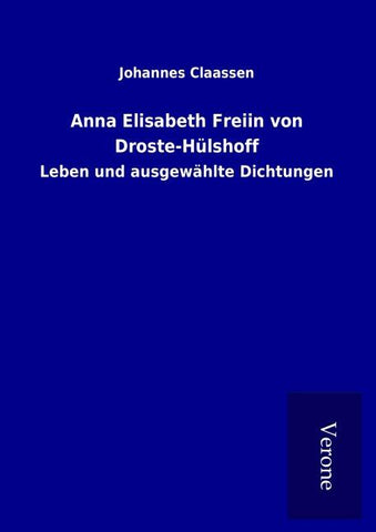 Anna Elisabeth Freiin von Droste-Hülshoff