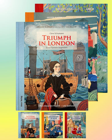 Abenteuerlust: Triumph in London, Rhapsody in Blue, Hänsel und Gretel (3er-Buchpaket plus Hörbücher)