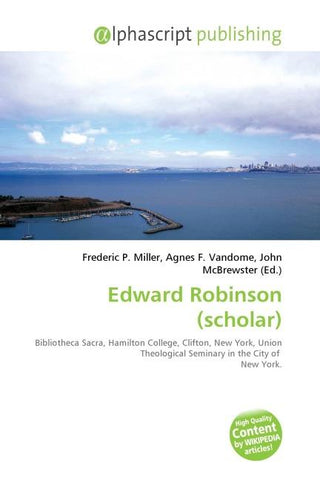 Edward Robinson (scholar)