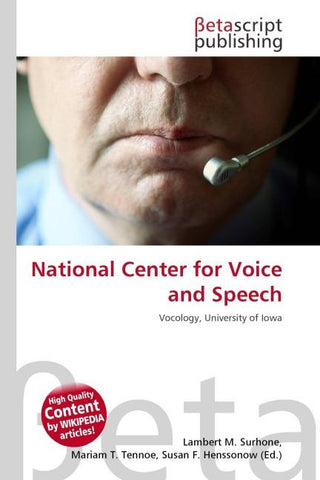 National Center for Voice and Speech