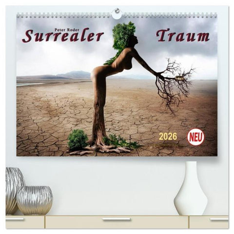 Surrealer Traum (hochwertiger Premium Wandkalender 2026 DIN A2 quer), Kunstdruck in Hochglanz