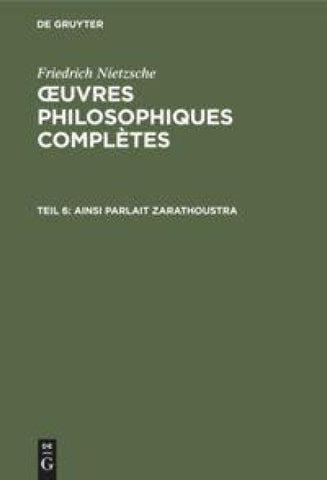 Ainsi parlait Zarathoustra