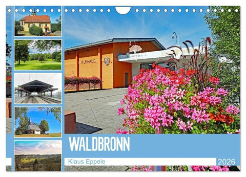 Waldbronn (Wandkalender 2026 DIN A4 quer), CALVENDO Monatskalender