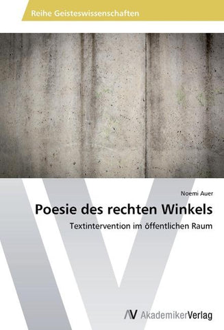 Poesie des rechten Winkels