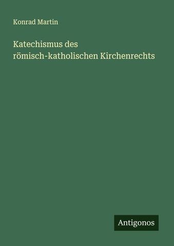 Katechismus des römisch-katholischen Kirchenrechts