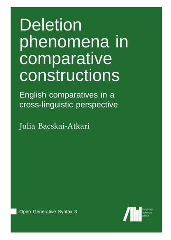 Deletion phenomena in comparative constructions