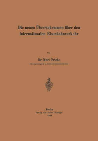 Die neuen Übereinkommen über den internationalen Eisenbahnverkehr