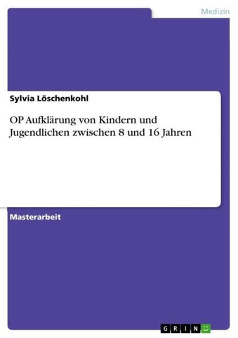 OP Aufklärung von Kindern und Jugendlichen zwischen 8 und 16 Jahren