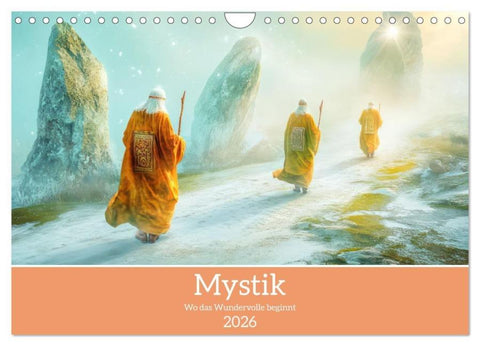 Mystik - Wo das Wundervolle beginnt (Wandkalender 2026 DIN A4 quer), CALVENDO Monatskalender