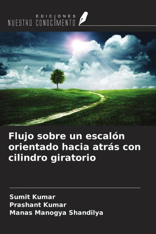 Flujo sobre un escalón orientado hacia atrás con cilindro giratorio