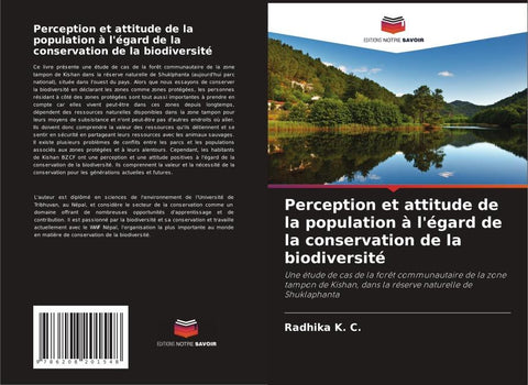 Perception et attitude de la population à l'égard de la conservation de la biodiversité