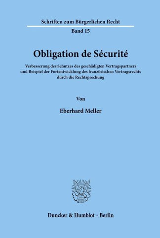 Obligation de Sécurité.
