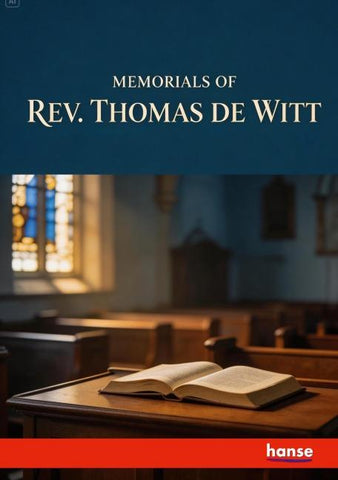 Memorials of Rev. Thomas De Witt