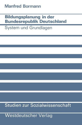 Bildungsplanung in der Bundesrepublik Deutschland