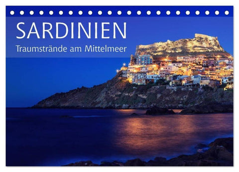 Sardinien - Traumstrände am Mittelmeer (Tischkalender 2026 DIN A5 quer), CALVENDO Monatskalender