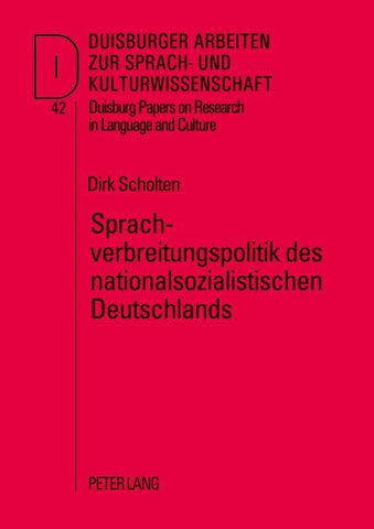 Sprachverbreitungspolitik des nationalsozialistischen Deutschlands