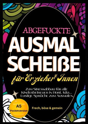 Fluch Malbuch für Erzieher A5