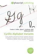 Cyrillic Alphabet Variants