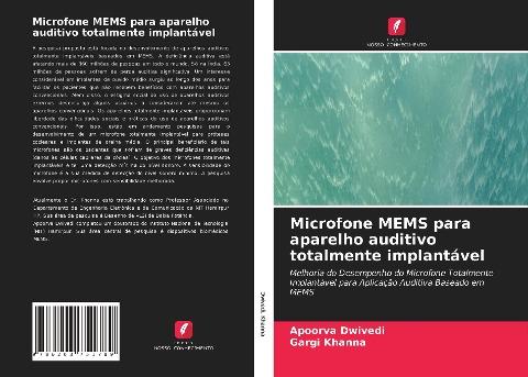 Microfone MEMS para aparelho auditivo totalmente implantável