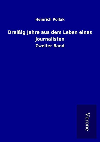 Dreißig Jahre aus dem Leben eines Journalisten