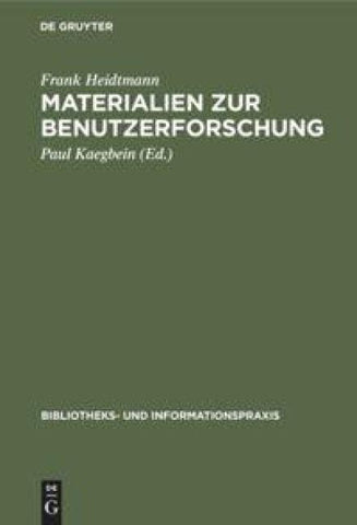 Materialien zur Benutzerforschung