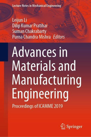 Advances in Materials and Manufacturing Engineering