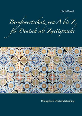 Berufswortschatz von A bis Z für Deutsch als Zweitsprache