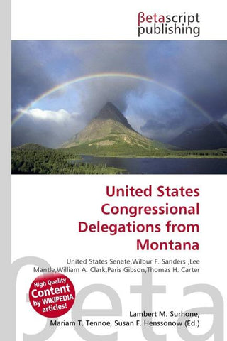 United States Congressional Delegations from Montana