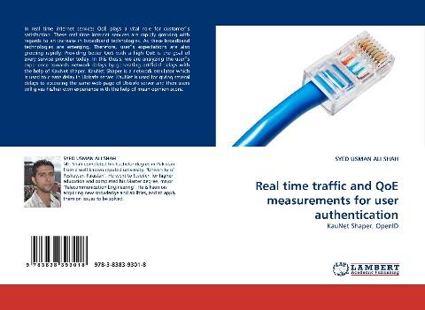 Real time traffic and QoE measurements for user authentication