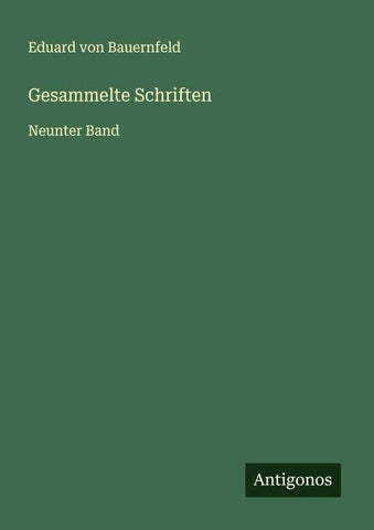 Gesammelte Schriften