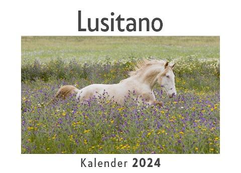 Lusitano (Wandkalender 2024, Kalender DIN A4 quer, Monatskalender im Querformat mit Kalendarium, Das perfekte Geschenk)