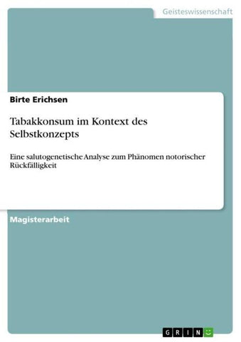 Tabakkonsum im Kontext des Selbstkonzepts